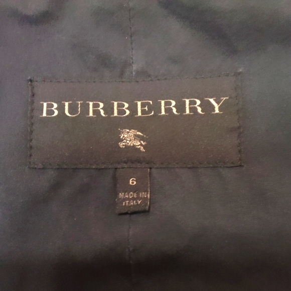 BURBERRY VINTAGE woman's mesh light weight Jacket Size 6 - Picture 9 of 14